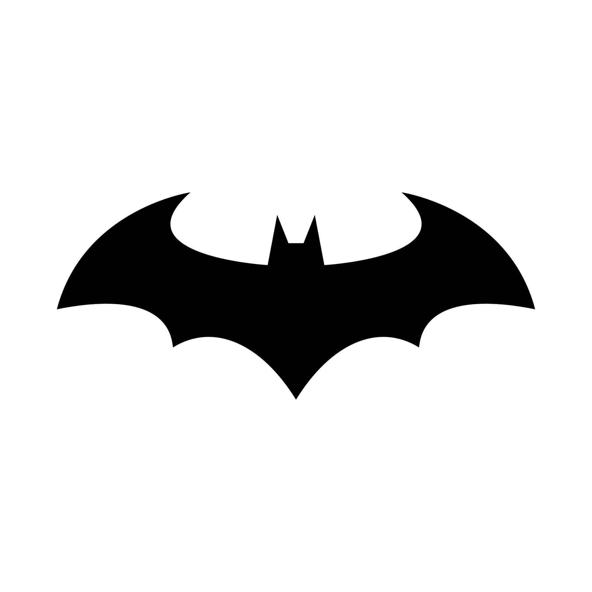 Batman Logo, Batman Signal On White Background 16833888 Vector Art at ...