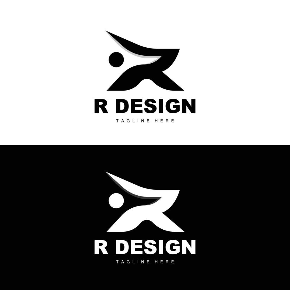 R Letter Logo, Alphabet Vector, Initial R Product Brand Logotype Design vector