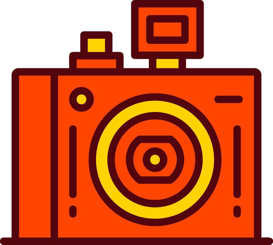 Compact Camera Vector Icon