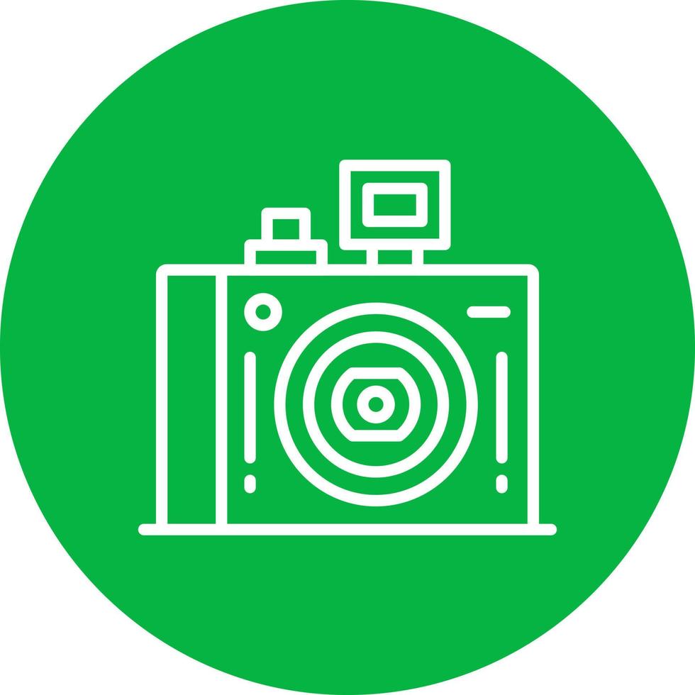 Compact Camera Vector Icon