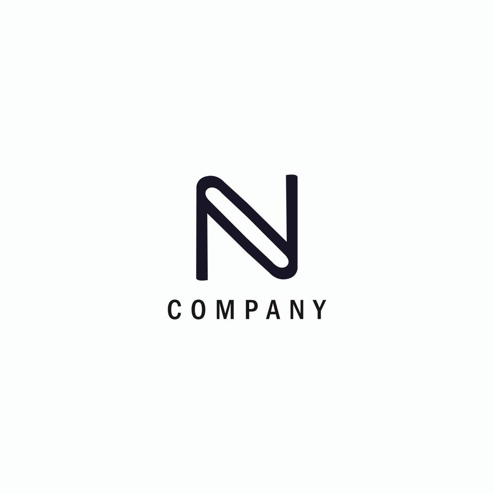 Letter N Logo Design Template vector