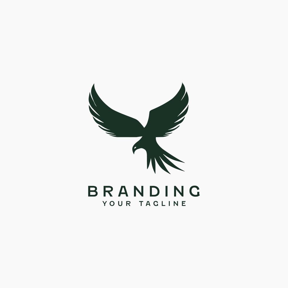 Flying Eagle Logo Design Template vector