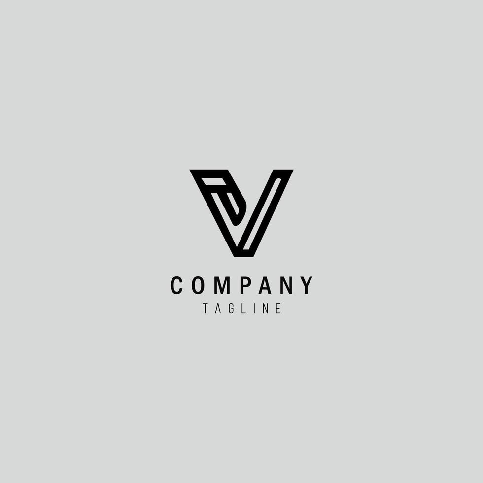 Letter V Logo Design Template vector
