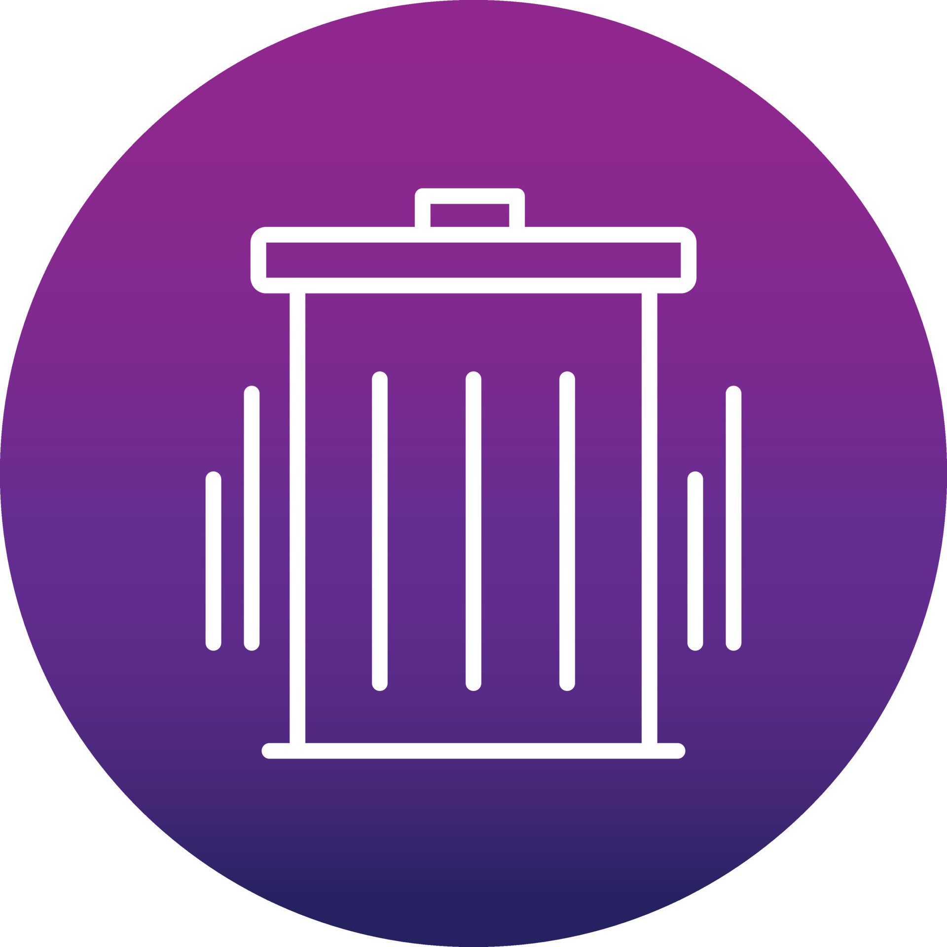 Recycle Bin Vector Icon 16834874 Vector Art at Vecteezy