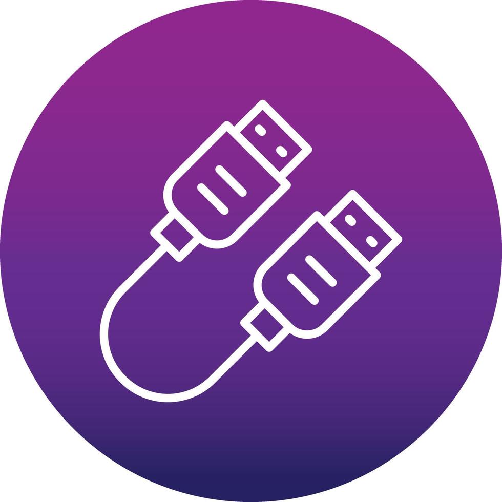 Usb Plug Vector Icon