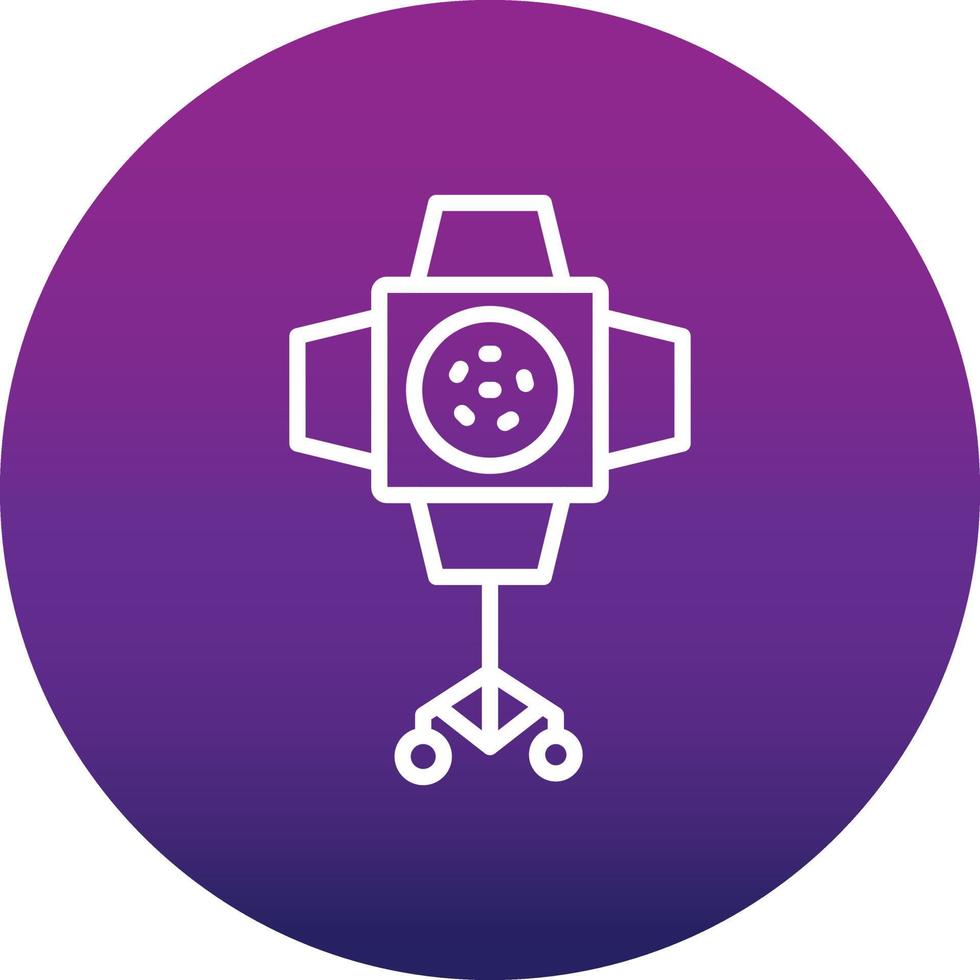 Reflector Vector Icon