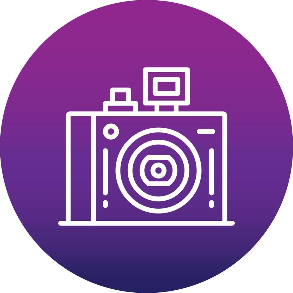 Compact Camera Vector Icon