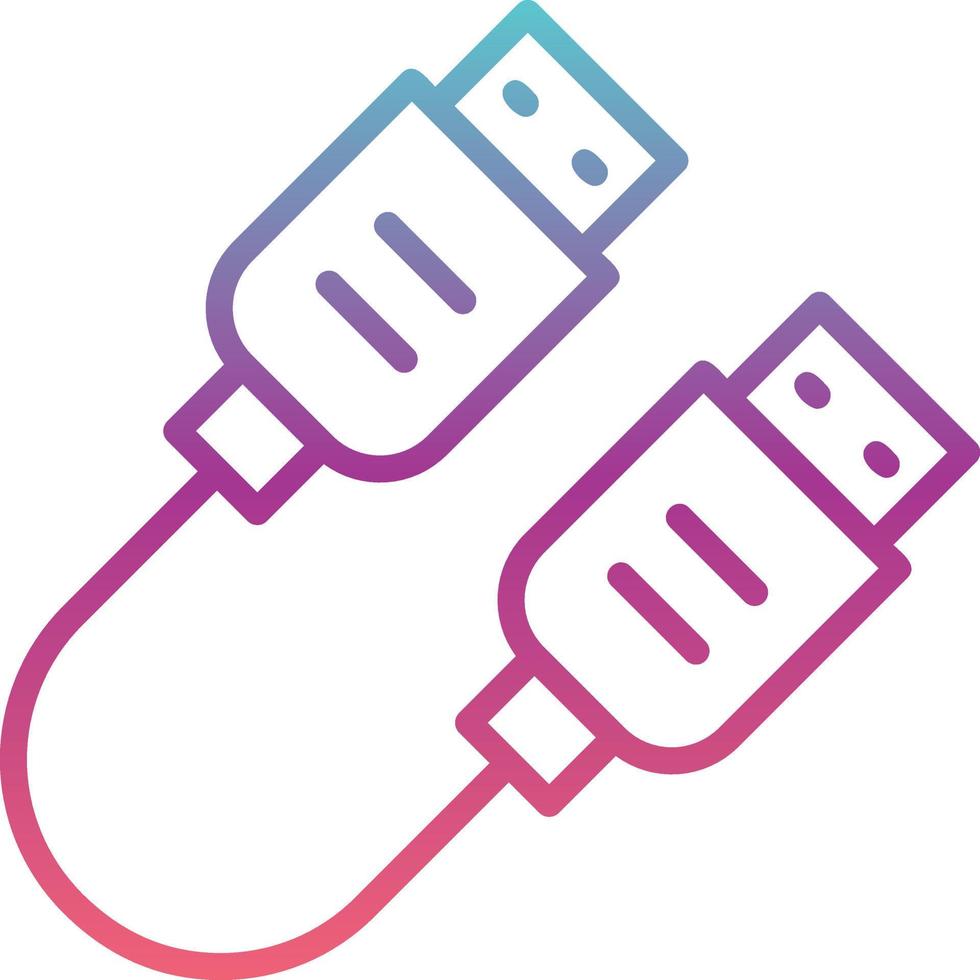 Usb Plug Vector Icon