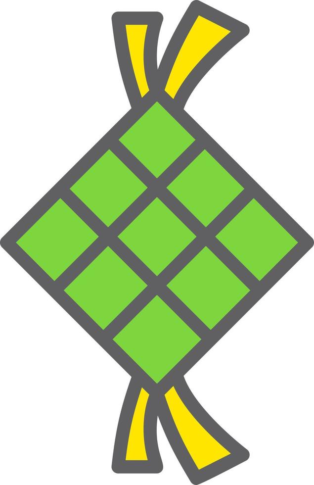 Ketupat Vector Icon