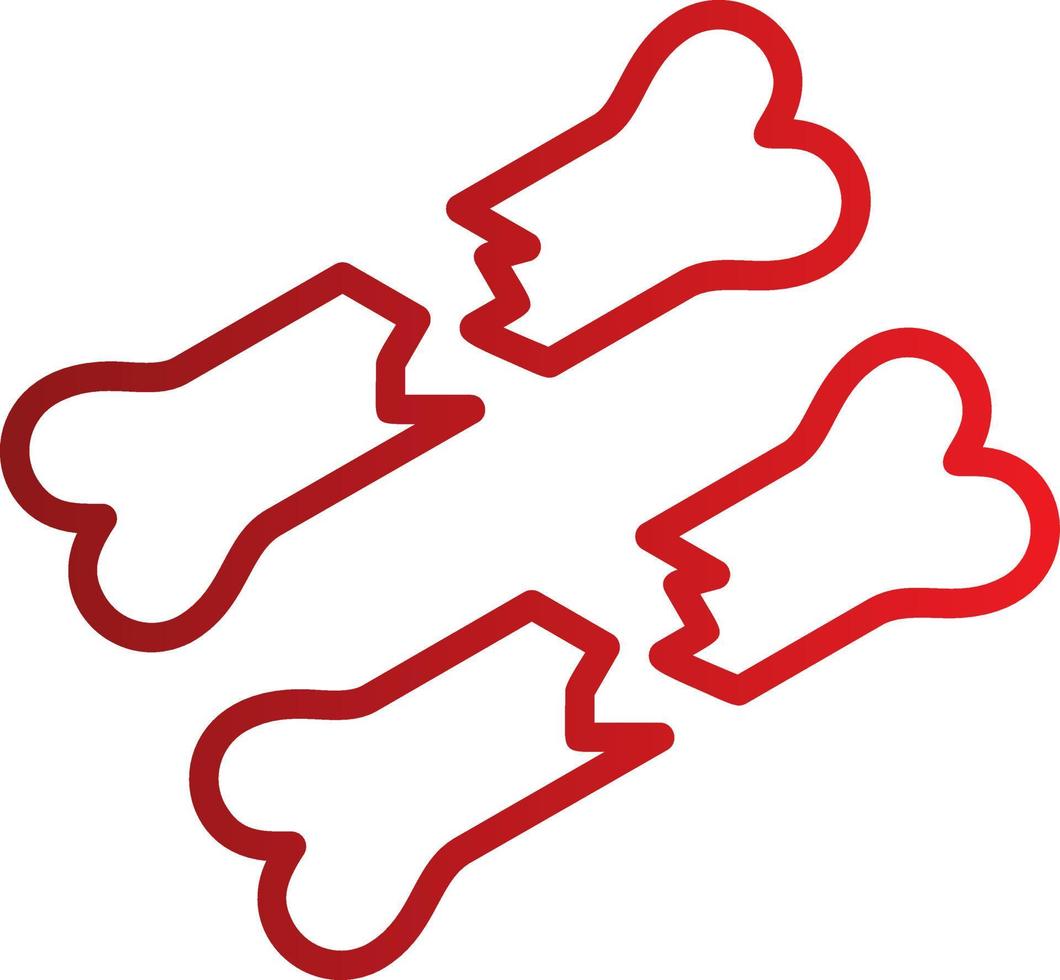 Broken Bone Vector Icon