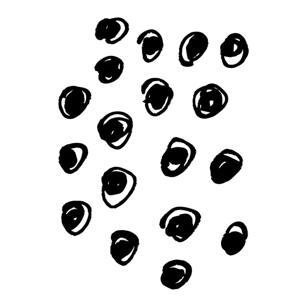 ilustración vectorial de un adorno abstracto en colores blanco y negro vector