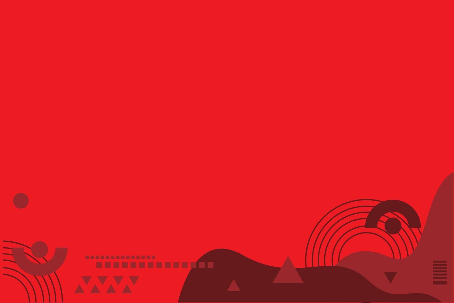 vector illustration of an abstract background in red color