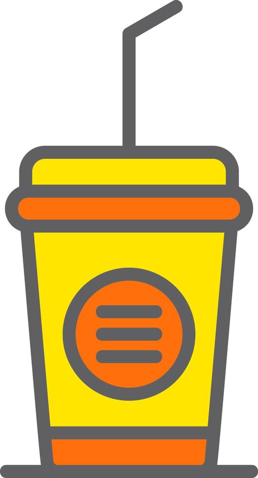 Cold Drink Vector Icon