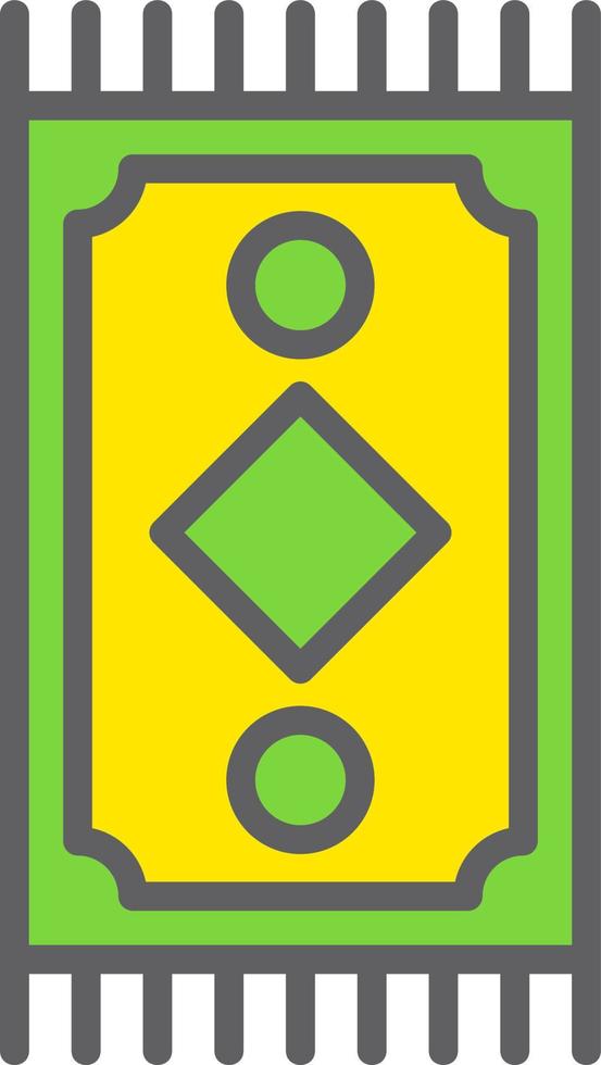 Prayer Rug Vector Icon
