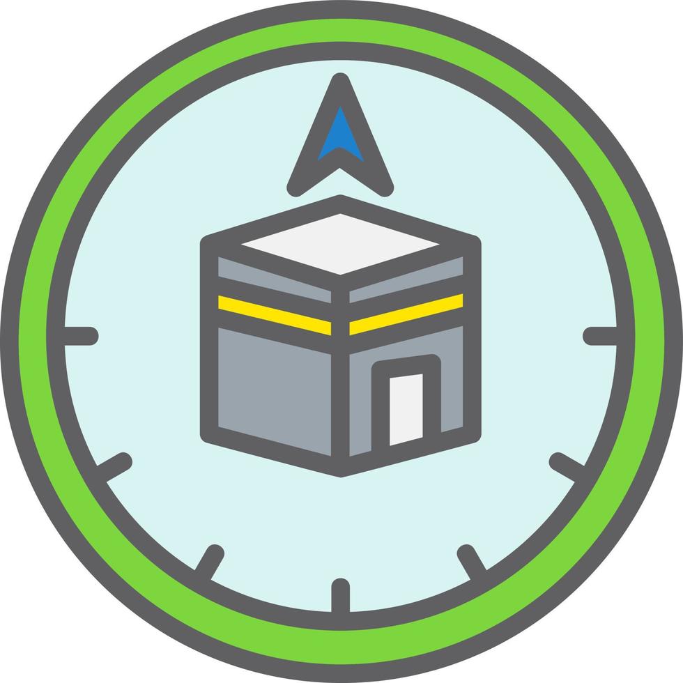 Qibla Vector Icon