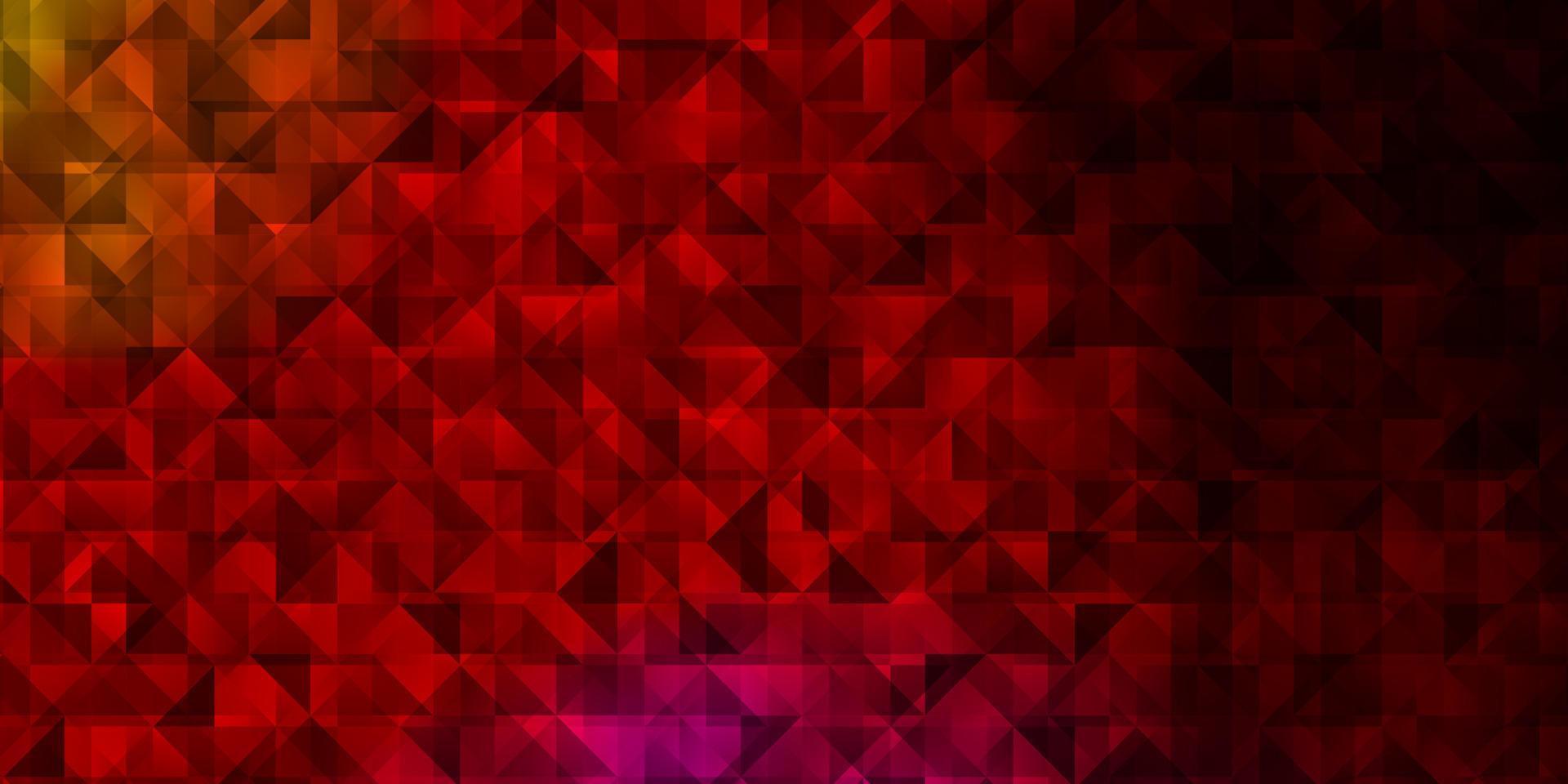 Dark Blue, Red vector background with triangles.