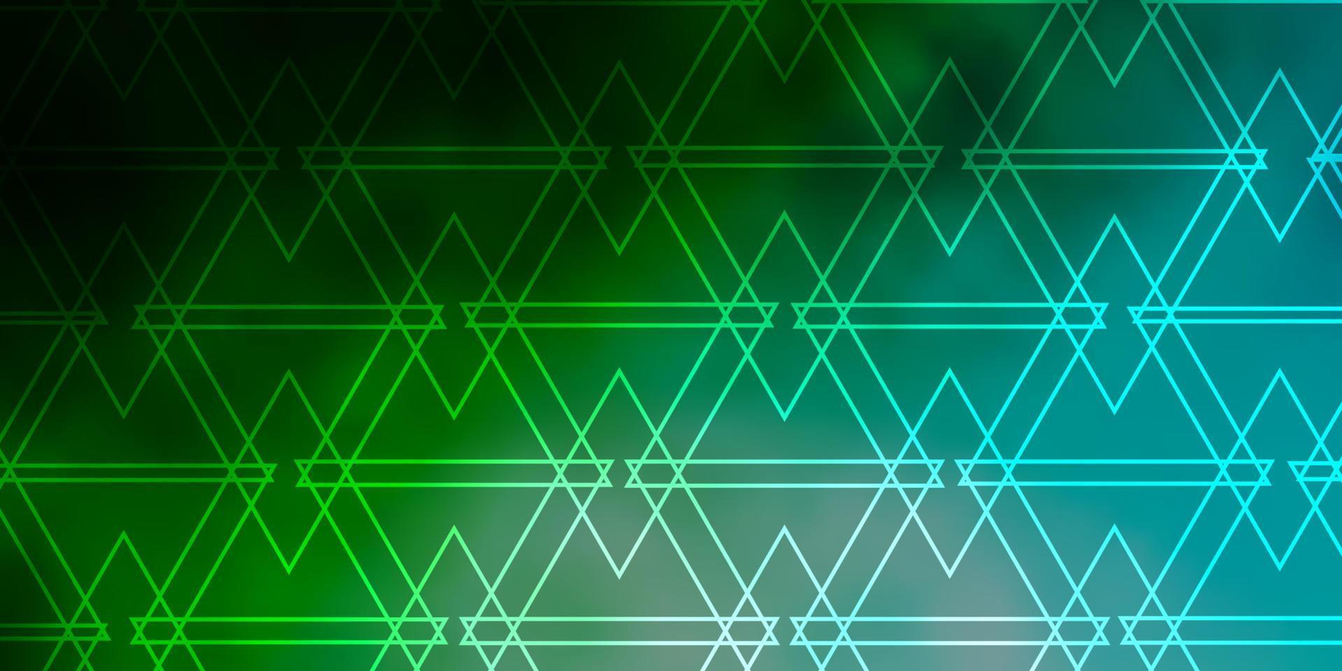 Light Blue, Green vector pattern with polygonal style.