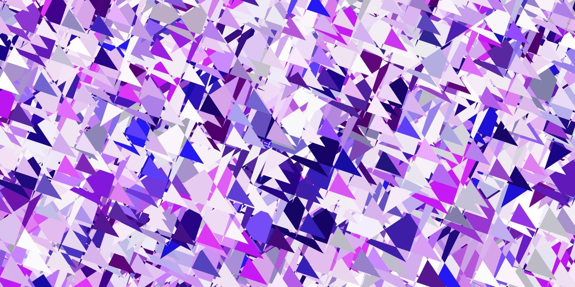 Light purple vector layout with triangle forms.