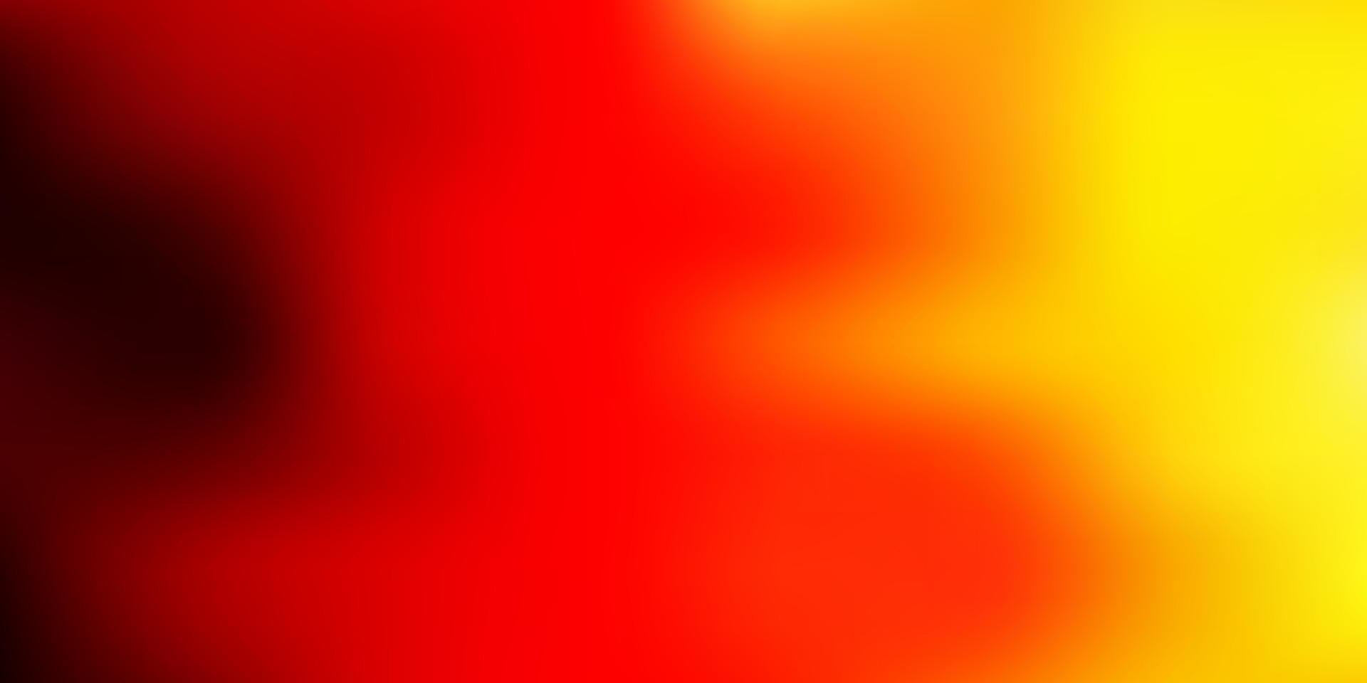 Light red, yellow vector gradient blur texture.