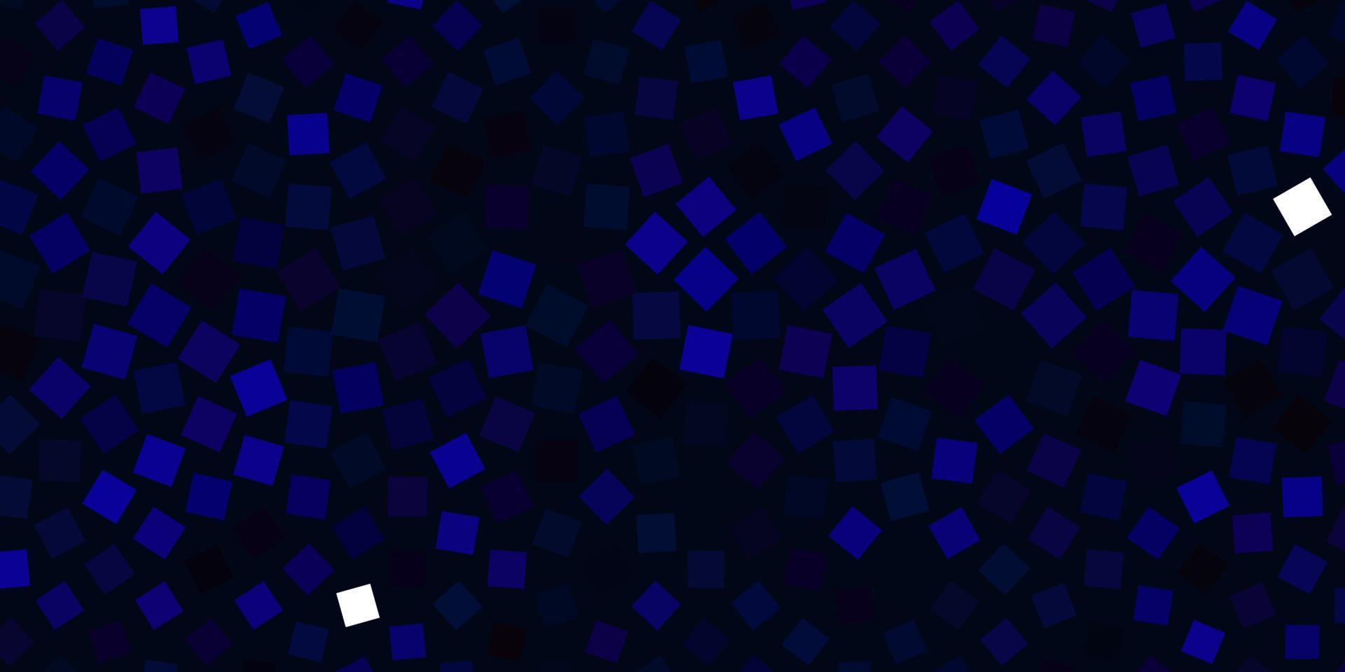 Dark BLUE vector template with rectangles.