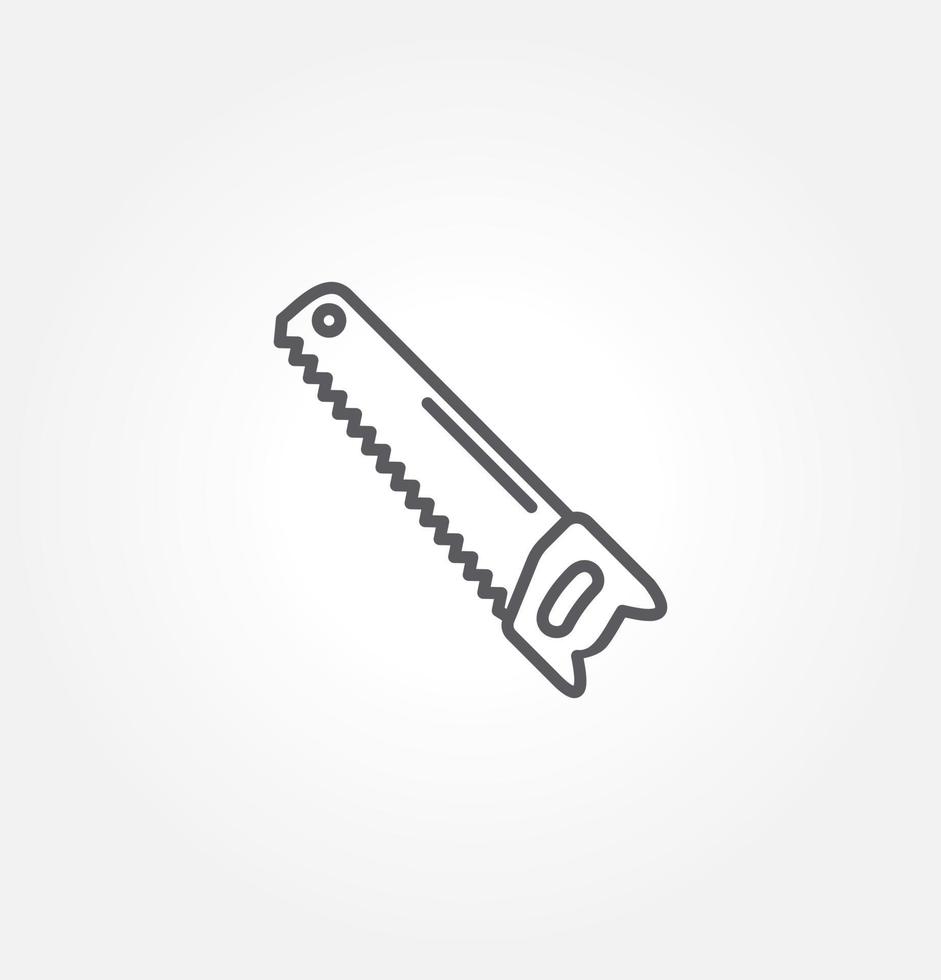 handsaw icon vector illustration logo template for many purpose. Isolated on white background.