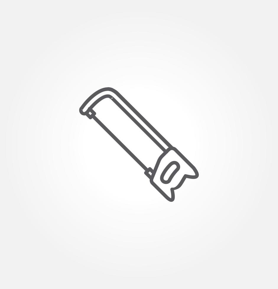 handsaw icon vector illustration logo template for many purpose. Isolated on white background.