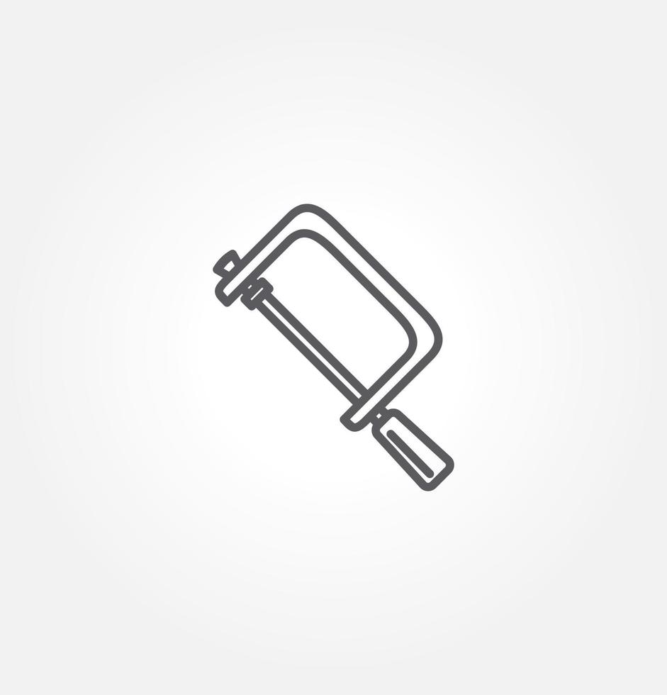 handsaw icon vector illustration logo template for many purpose. Isolated on white background.