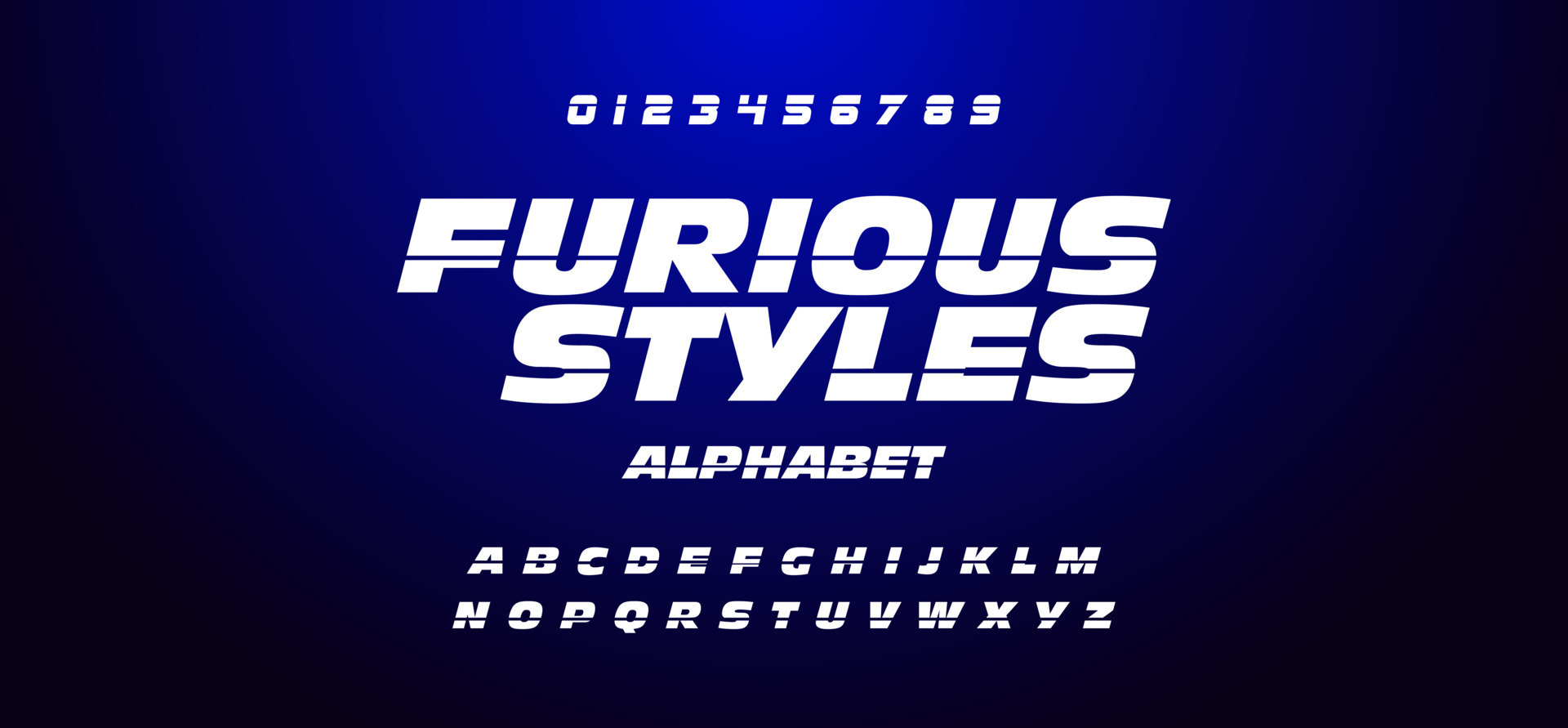 Fast and furious style fonts. Vector. 16838749 Vector Art at Vecteezy