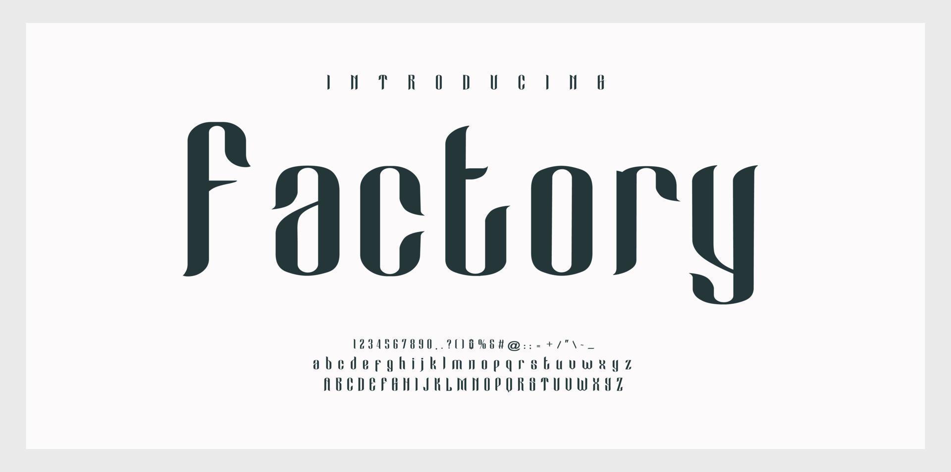 Modern alphabet font and number. Trendy alphabet letters. vector