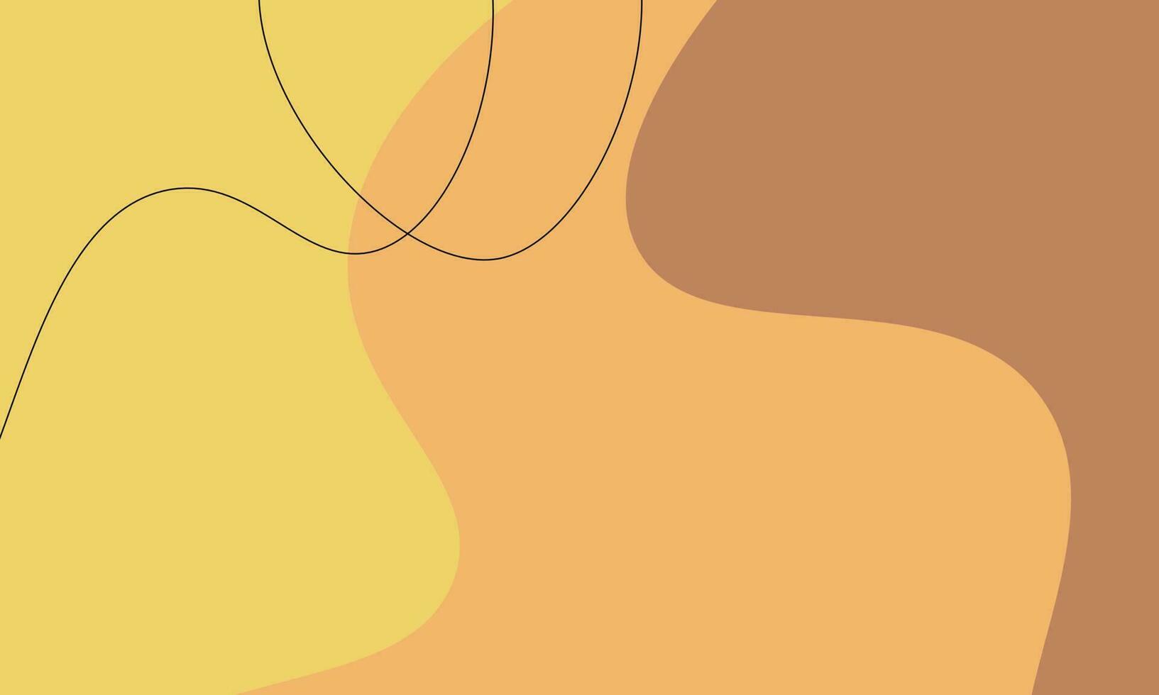 vector abstracto fondo de colores pastel amarillo y marrón. diseño de plantilla para redes sociales, banner, tarjeta