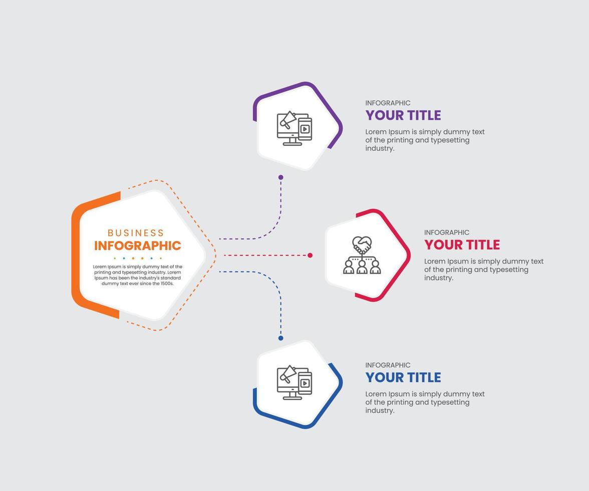 Infographic design vector templates can be used for presentation, diagram, annual report, web design. Business concept steps or process timeline infographic