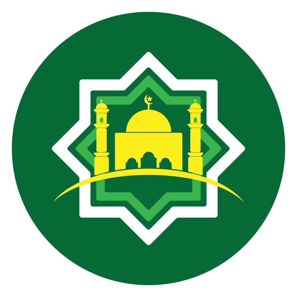 Islam Logo Flat Icon vector