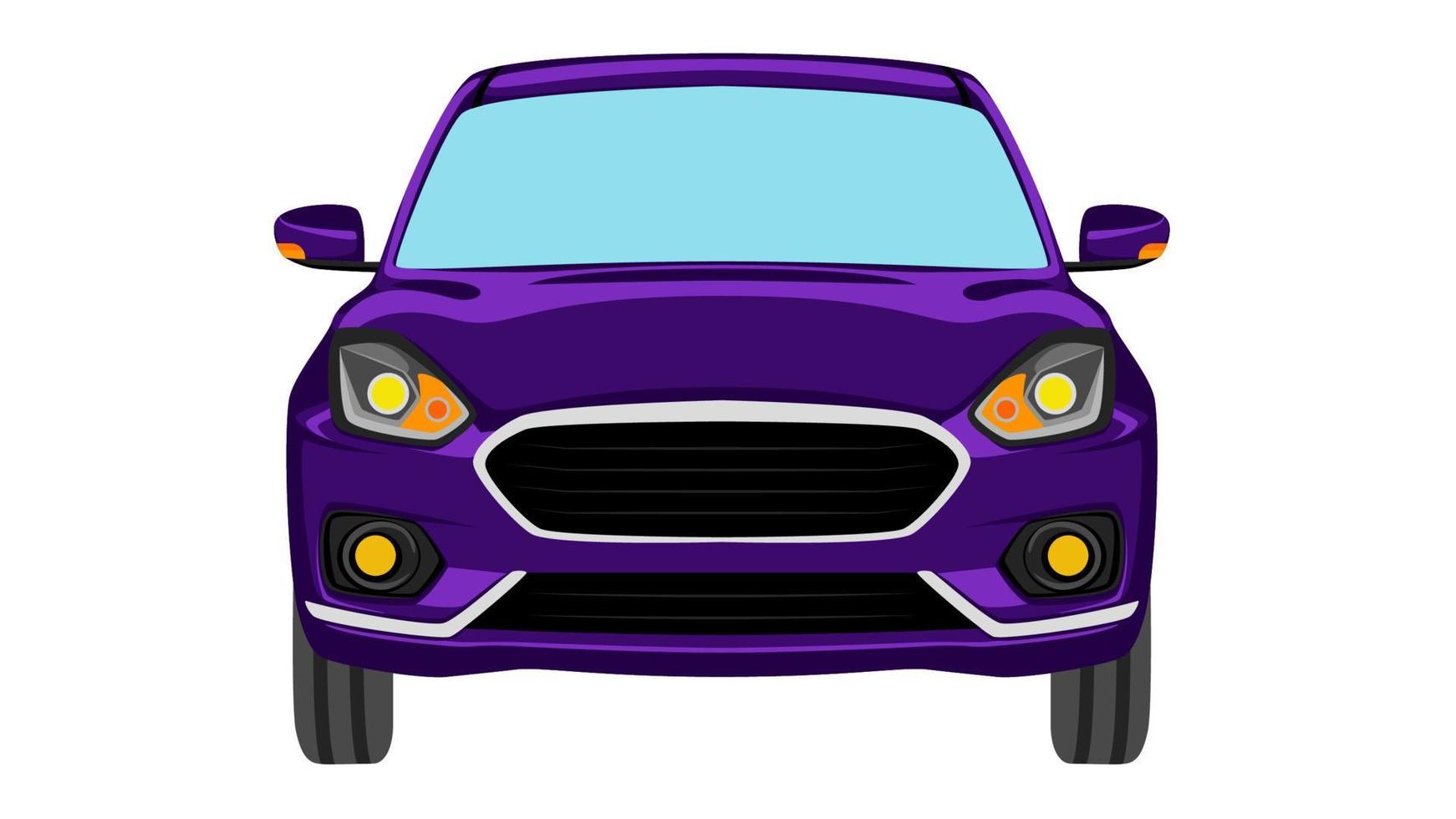 premium sedan car vector, sedan car vector illustration in flat style.