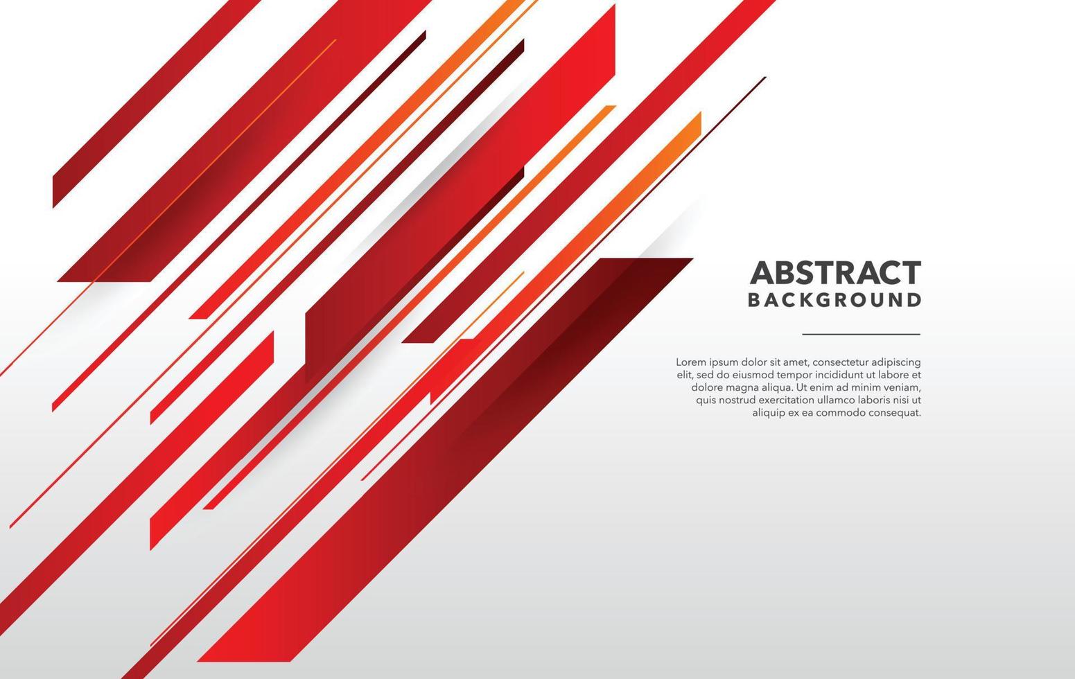 red modern abstract background design vector