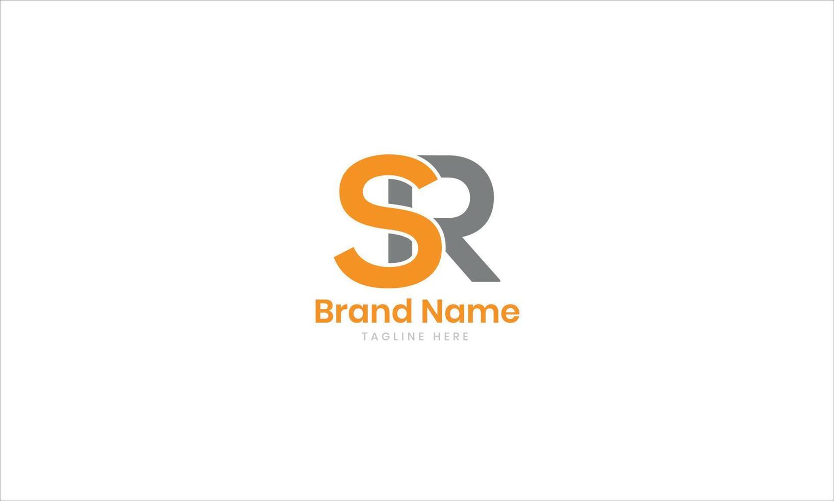 Free sr letter rs vector logo template