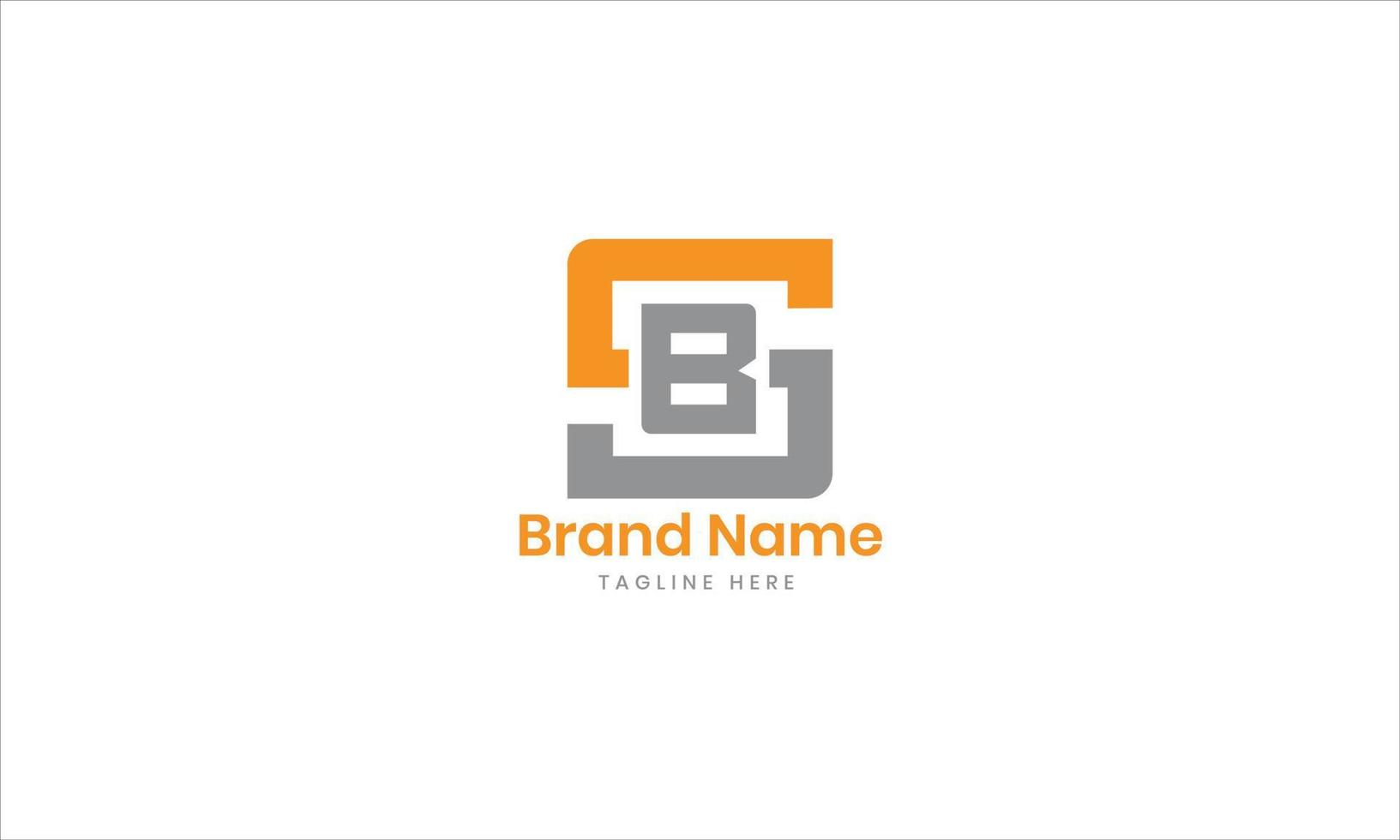 Creative sb letter bs vector logo template, Pro Vector