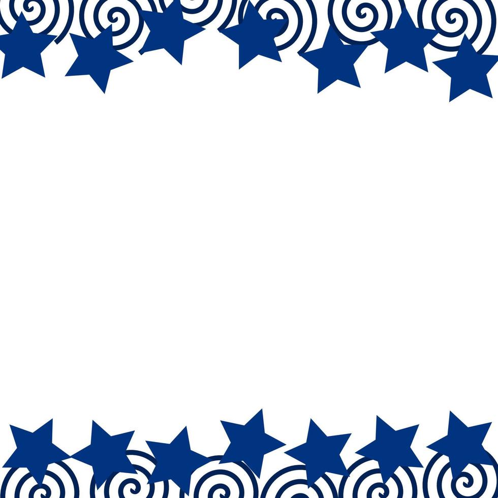 Star border template vector