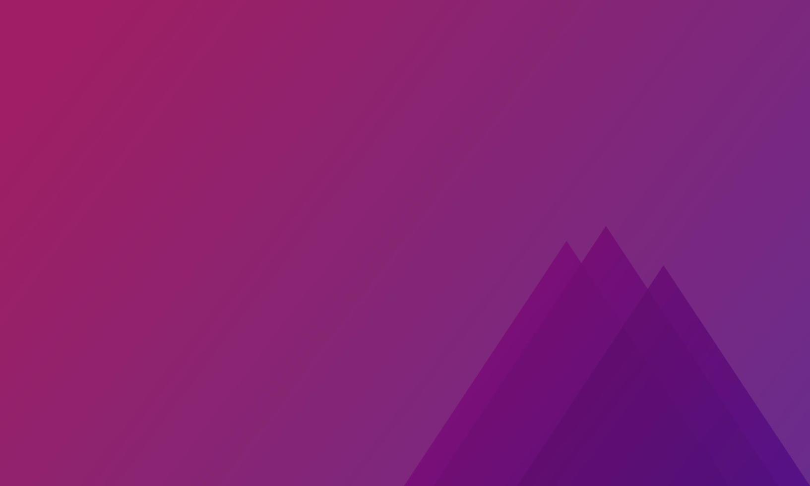 Modern geometric overlap triangle purple gradation background for business presentation vector