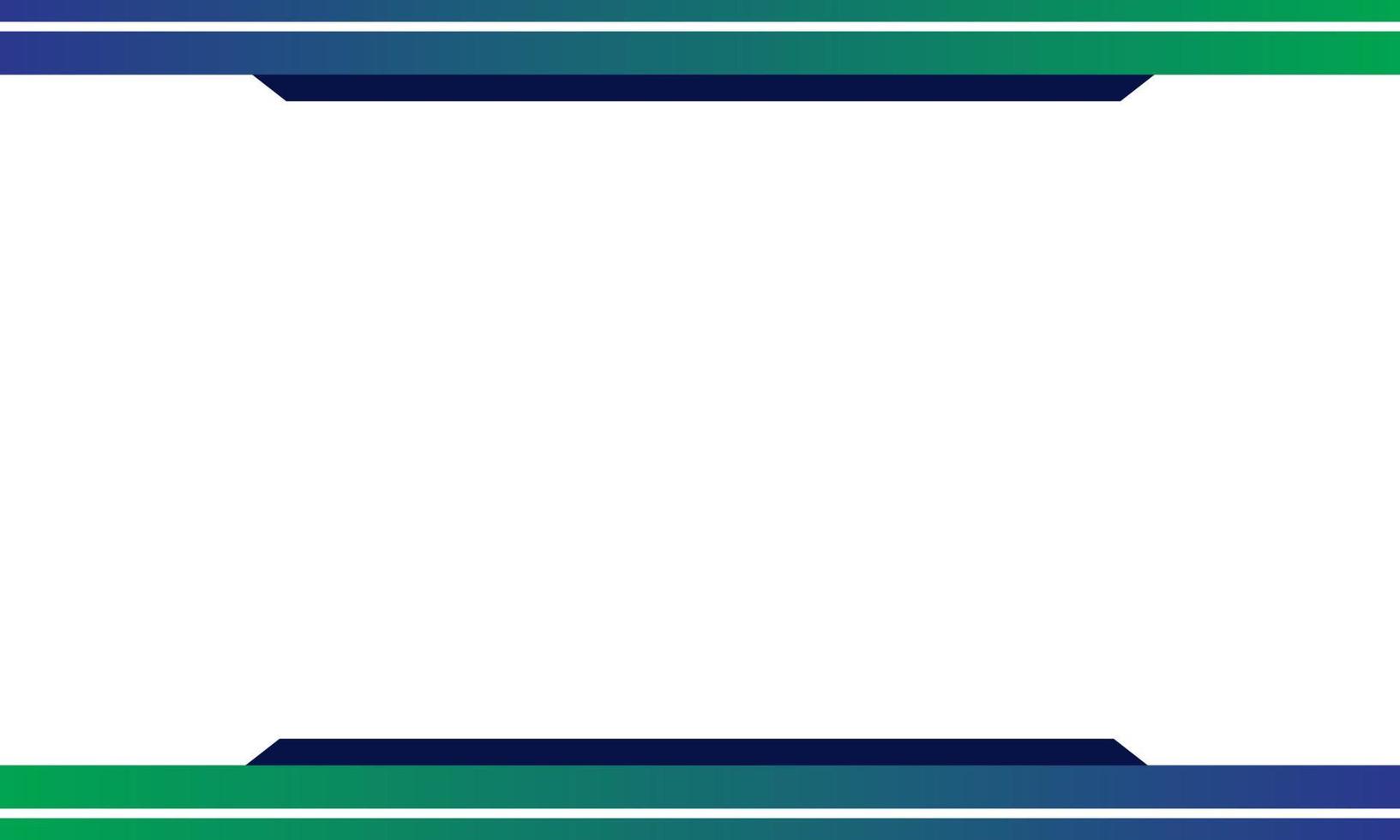 Modern abstract shape blue green gradation background for business presentation vector