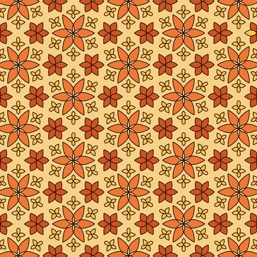 Batik ethnic pattern traditional motif vector