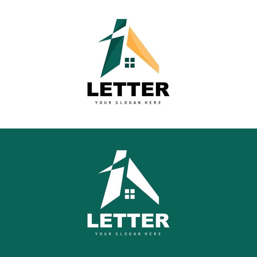 A Letter Logo, Letter Logotype Vector, Product Brand Design, Company Initials, Construction, Education vector