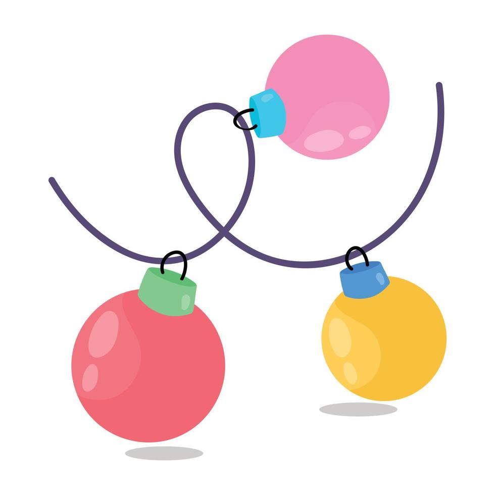 Trendy String Lights vector