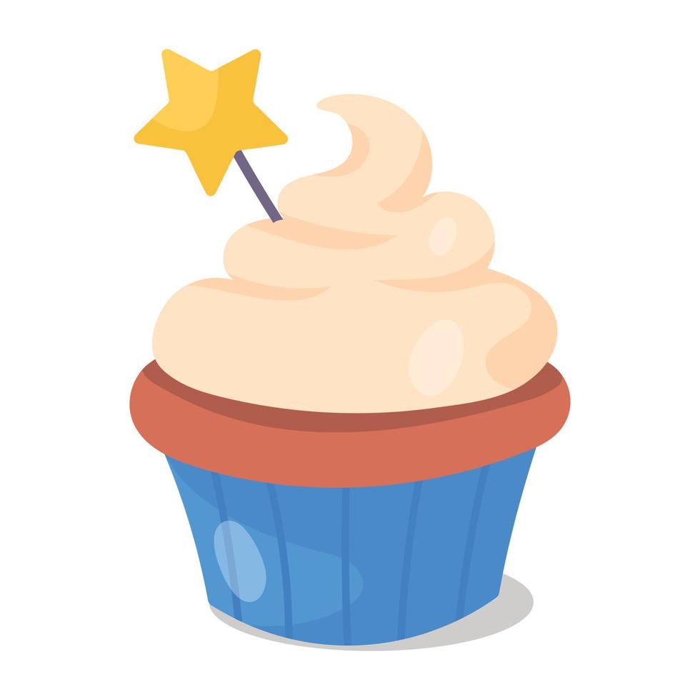 Trendy Cupcake Concepts vector
