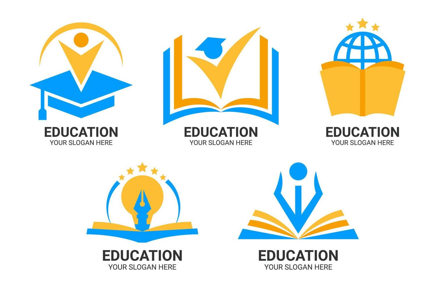 Set of Education Logo vector