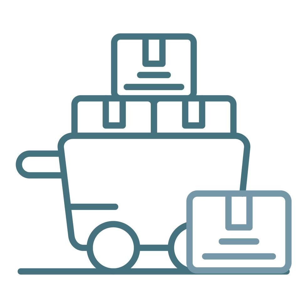 Bulk Purchase Line Two Color Icon vector