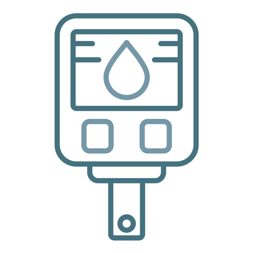 Diabetes Line Two Color Icon vector