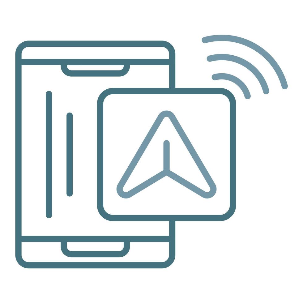 Remote Customer Support Line Two Color Icon vector