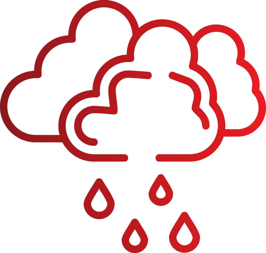 Rain Vector Icon