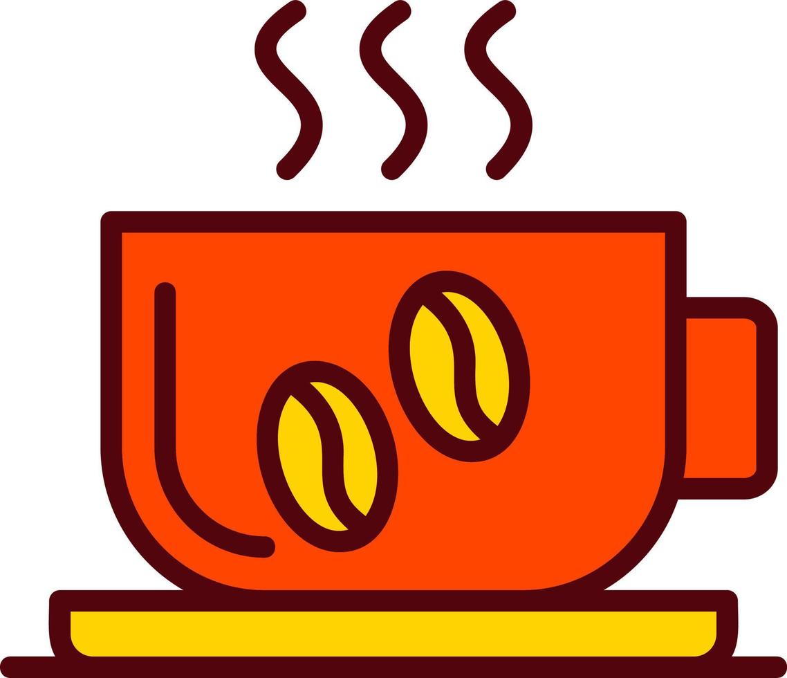 icono de vector de café caliente