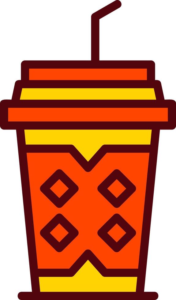 Cold Coffee Vector Icon